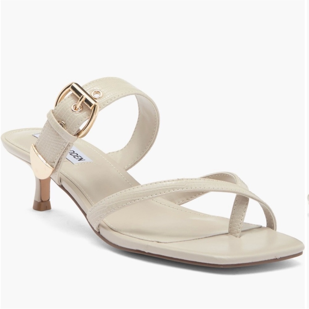 Steve Madden Cream Jamesy Slide Sandal - 8.5